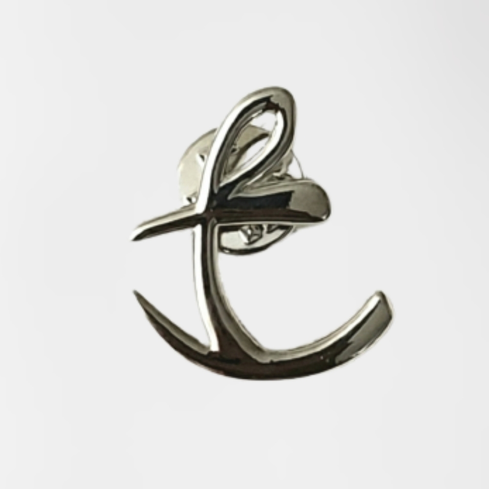 ⭐5/$25 Silver Anchor (&) Brooch Pin